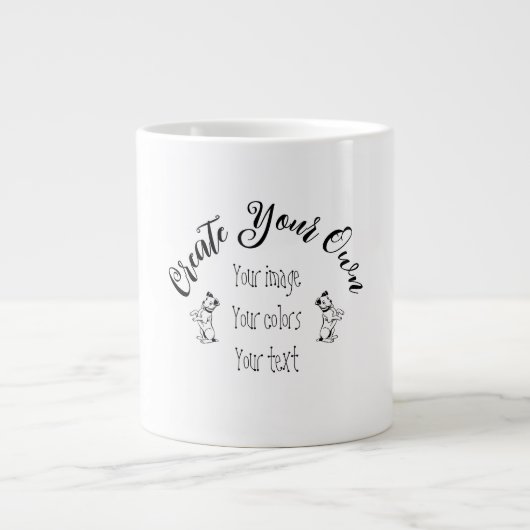 Erstellen Sie Ihr eigenes Personalisiert Jumbo-Tasse (Vorderseite)