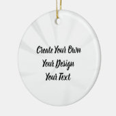 Erstellen Sie Ihr eigenes Personalisiert Keramik Ornament (Links)