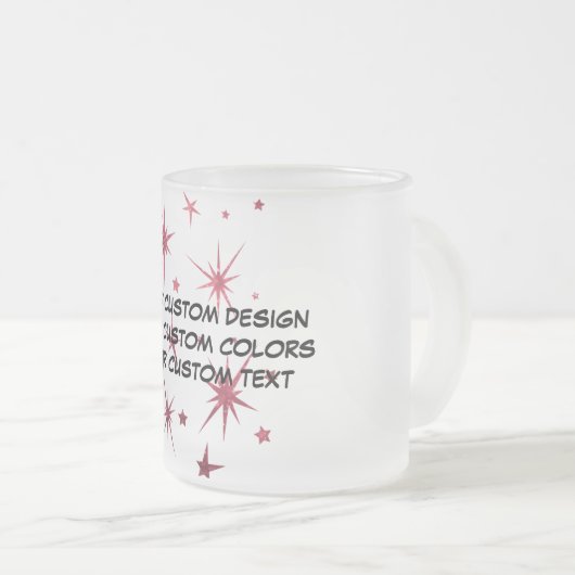 Erstellen Sie Ihr eigenes Personalisiert Mattglastasse (VorderseiteRechts)