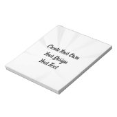 Erstellen Sie Ihr eigenes Personalisiert Notizblock (Rotiert)