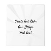 Erstellen Sie Ihr eigenes Personalisiert Notizblock (Vorderseite)