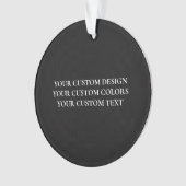 Erstellen Sie Ihr eigenes Personalisiert Ornament (Vorderseite)