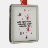 Erstellen Sie Ihr eigenes Personalisiert Ornament Aus Metall (Rechts)