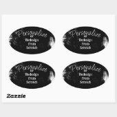 Erstellen Sie Ihr eigenes Personalisiert Ovaler Aufkleber (Blatt)