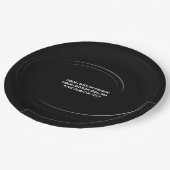 Erstellen Sie Ihr eigenes Personalisiert Pappteller (Schrägansicht)