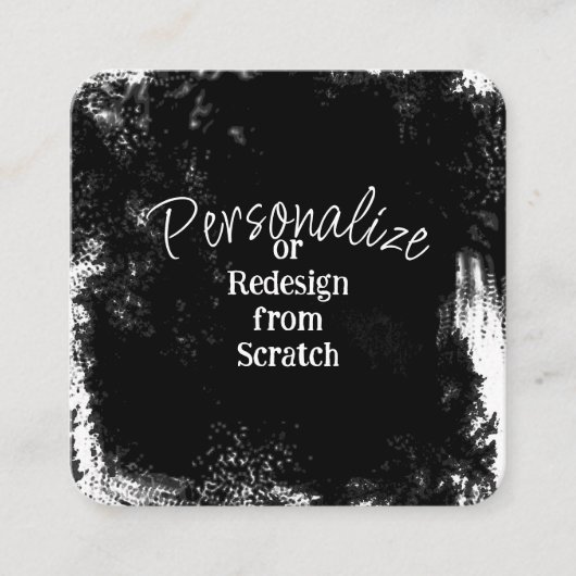 Erstellen Sie Ihr eigenes Personalisiert Quadratische Visitenkarte (Vorderseite)