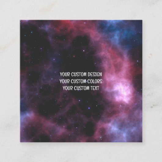 Erstellen Sie Ihr eigenes Personalisiert Quadratische Visitenkarte (Vorderseite)