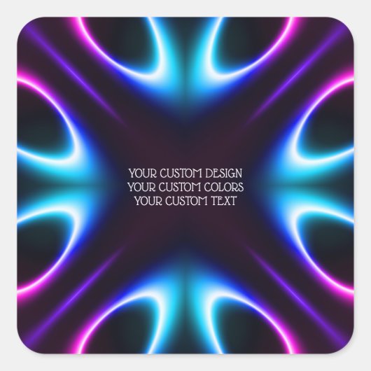 Erstellen Sie Ihr eigenes Personalisiert Quadratischer Aufkleber (Vorderseite)