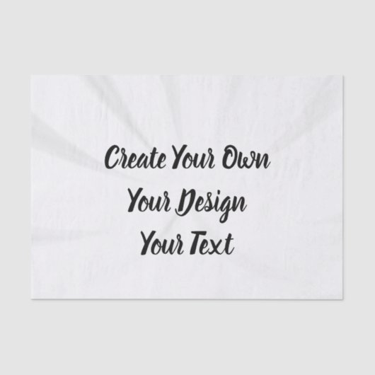 Erstellen Sie Ihr eigenes Personalisiert Seidenpapier (Vorderseite)