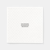 Erstellen Sie Ihr eigenes Personalisiert Serviette (Vorderseite)