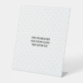 Erstellen Sie Ihr eigenes Personalisiert Sockelschild (Vorderseite)