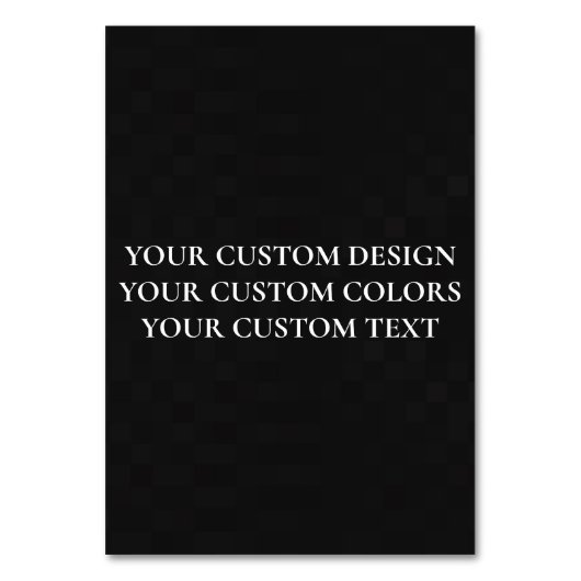 Erstellen Sie Ihr eigenes Personalisiert Tischnummer (Vorderseite)