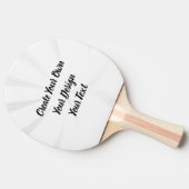 Erstellen Sie Ihr eigenes Personalisiert Tischtennis Schläger (Seitenansicht)