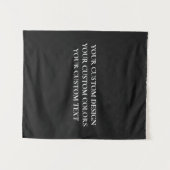 Erstellen Sie Ihr eigenes Personalisiert Wandteppich (Vorderseite (Horizontal))