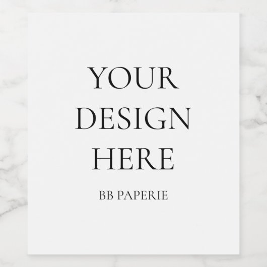 Erstellen Sie Ihr eigenes Personalisiert Weinetikett (Einzelnes Label)