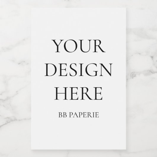 Erstellen Sie Ihr eigenes Personalisiert Weinetikett (Einzelnes Label)