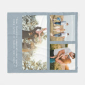 Erstellen Sie Ihr eigenes Personalisiertes 3-Foto Fleecedecke (Vorderseite (Horizontal))