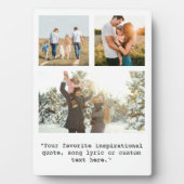 Erstellen Sie Ihr eigenes Personalisiertes 3-Foto  Fotoplatte (Vorderseite)