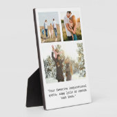 Erstellen Sie Ihr eigenes Personalisiertes 3-Foto  Fotoplatte (Seite)