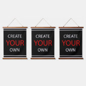 Erstellen Sie Ihr eigenes - personalisiertes 3x-Po Wandteppich Mit Holzrahmen (Dreifach)