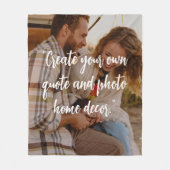 Erstellen Sie Ihr eigenes Personalisiertes Angebot Fleecedecke (Vorderseite)