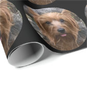 Erstellen Sie Ihr eigenes Personalisiertes Dog-Fot Geschenkpapier (Rolleneckpunkt)