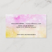 Erstellen Sie Ihr eigenes Personalisiertes, farben Visitenkarte (Rückseite)