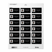 Erstellen Sie Ihr eigenes Personalisiertes Foto Adressaufkleber (Vorne)