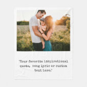 Erstellen Sie Ihr eigenes Personalisiertes Foto-An Fleecedecke (Vorderseite)