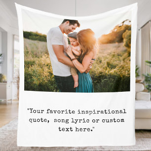 Erstellen Sie Ihr eigenes Personalisiertes Foto-An Fleecedecke