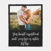 Erstellen Sie Ihr eigenes Personalisiertes Foto-An Fleecedecke (Vorderseite)