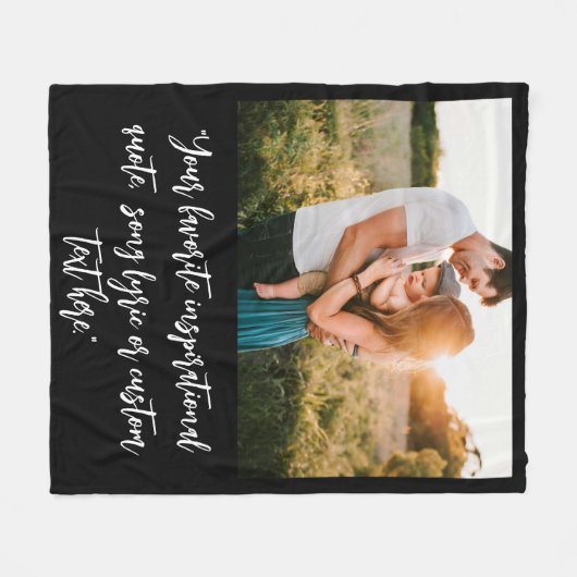 Erstellen Sie Ihr eigenes Personalisiertes Foto-An Fleecedecke (Vorderseite (Horizontal))