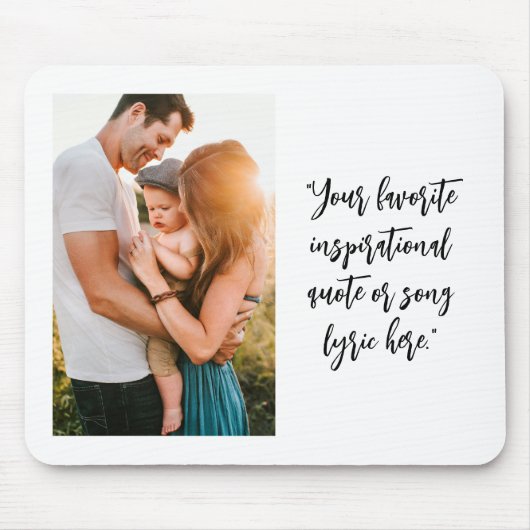 Erstellen Sie Ihr eigenes Personalisiertes Foto-An Mousepad (Vorne)