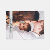 Erstellen Sie Ihr eigenes Personalisiertes Foto Fleecedecke (Vorderseite (Horizontal))