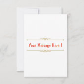 Erstellen Sie Ihr eigenes personalisiertes Foto fü Dankeskarte (Rückseite)