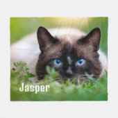 Erstellen Sie Ihr eigenes Personalisiertes Foto fü Fleecedecke (Vorderseite (Horizontal))