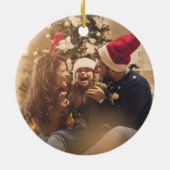 Erstellen Sie Ihr eigenes Personalisiertes Foto fü Keramik Ornament (Hinten)