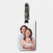 Erstellen Sie Ihr eigenes Personalisiertes Foto Gepäckanhänger (Rückseite vertikal)