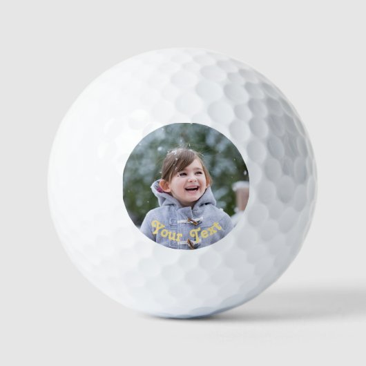 Erstellen Sie Ihr eigenes Personalisiertes Foto Golfball (Vorderseite)