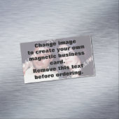Erstellen Sie Ihr eigenes personalisiertes Foto ma Magnetische Visitenkarte (Beispiel)