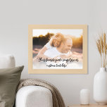 Erstellen Sie Ihr eigenes Personalisiertes Foto -  Poster<br><div class="desc">Erstellen Sie mit einem Ihrer Lieblings-Fotos ein individuelles Zitat-Poster. Enthält minimalistische Schriftzeichen-Typografie.</div>