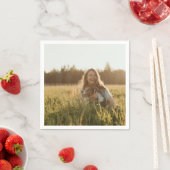 Erstellen Sie Ihr eigenes Personalisiertes Foto Serviette (Beispiel)