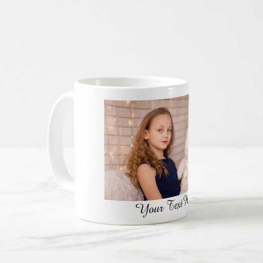 Erstellen Sie Ihr eigenes Personalisiertes Foto un Kaffeetasse (Vorderseite Links)