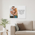 Erstellen Sie Ihr eigenes Personalisiertes Foto un Künstlicher Leinwanddruck<br><div class="desc">Erstellen Sie Ihre eigene,  maßgeschneiderte Wand-Leinwand mit einem Ihrer Fotos und einem personalisierten Text in minimalistischer Schrift.</div>