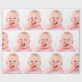 Erstellen Sie Ihr eigenes Personalisiertes Foto We Geschenkpapier (Flach)