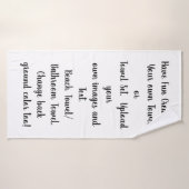 Erstellen Sie Ihr eigenes Personalisiertes, indivi Badehandtuch (Badehandtuch)