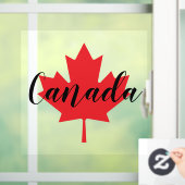 Erstellen Sie Ihr eigenes Personalisiertes Kanada  Fensteraufkleber (Zuhause)