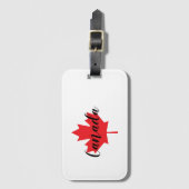 Erstellen Sie Ihr eigenes Personalisiertes Kanada Gepäckanhänger (Vorderseite Vertikal)