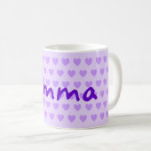 Erstellen Sie Ihr eigenes Personalisiertes Lila He Kaffeetasse (VorderseiteRechts)