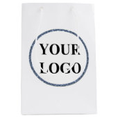 Erstellen Sie Ihr eigenes Personalisiertes Logo. Mittlere Geschenktüte (Vorderseite)